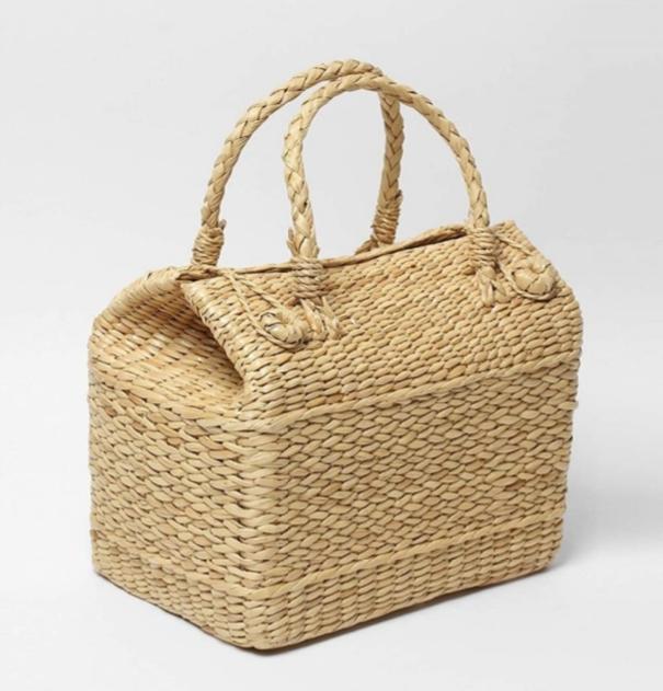 Kauna Seagrass Shopping Bag - Oval / Large (43 x 17 x 32 cm) – Now & Zen