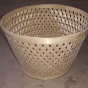 Large Solid Color Easter Bamboo Baskets - 12 Pc.